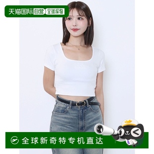 342542701101 1h可退 日本直邮EATME 女士方领短款 T恤