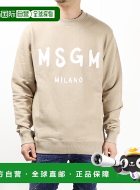 MSGM 运动衫 运动衫 运动衫 棉质男式 3640MM513 247000圆领长袖