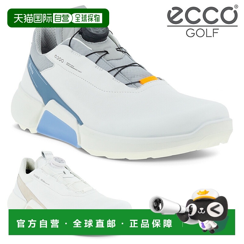 日本直邮ECCO BIOM H4 BOA 男士防水无钉高尔夫球鞋108504）