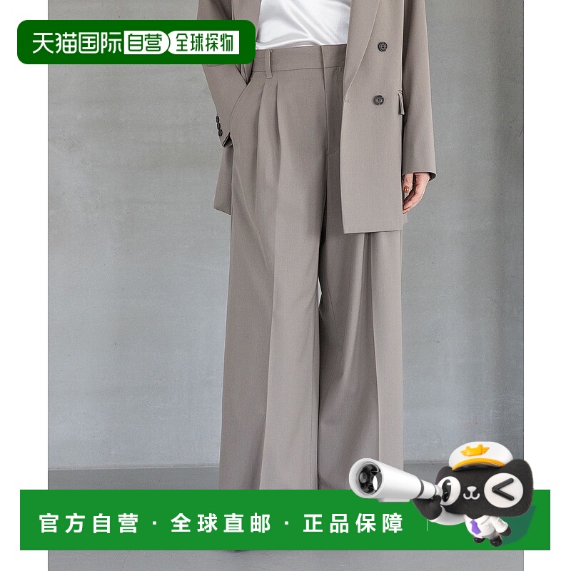 1h可退 日本直邮A part by 女士立体剪裁直筒西裤 581385羊毛