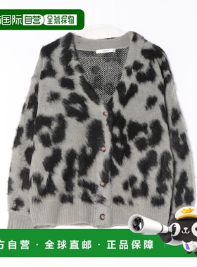 1h可退 日本直邮VICKY 女装 豹纹JQD针织开衫 宽松显瘦设计 23125