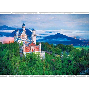 【日本直邮】Beverly拼图1000片拼图新天鹅堡49×72cm儿童益智玩