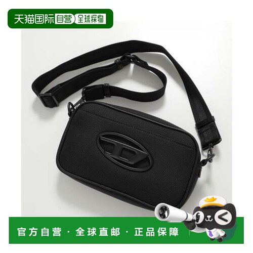 日本直邮DIESEL 单肩包 HOLI-D CAMERA BAG X10261 P8426 黑色