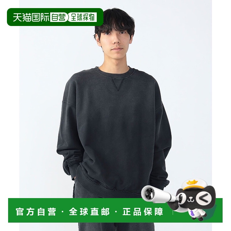 1h可退 日本直邮BEAMS HEART男士全棉宽松复古风套头卫衣 4213012