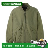 日本直邮Barbour 男士 绗缝飞行夹克绿色MCA0991OL31漂白橄榄绿飞