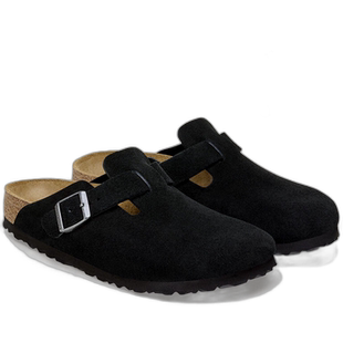 日本直邮BIRKENSTOCK BOSTON BS（窄版）1027067麂皮皮革窄版女式