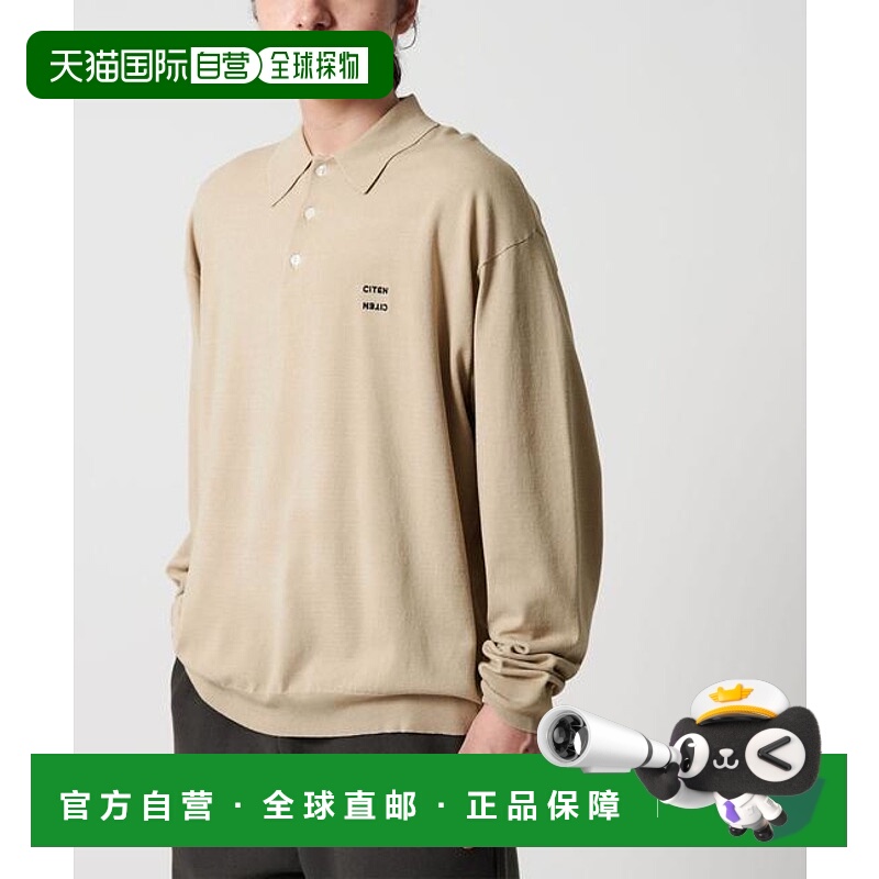 1h可退 日本直邮CITEN 高密度针织POLO衫经典外套针织衫