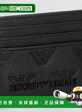日本直邮EMPORIO ARMANI 男士卡包 YEM320Y142V 81072 黑色
