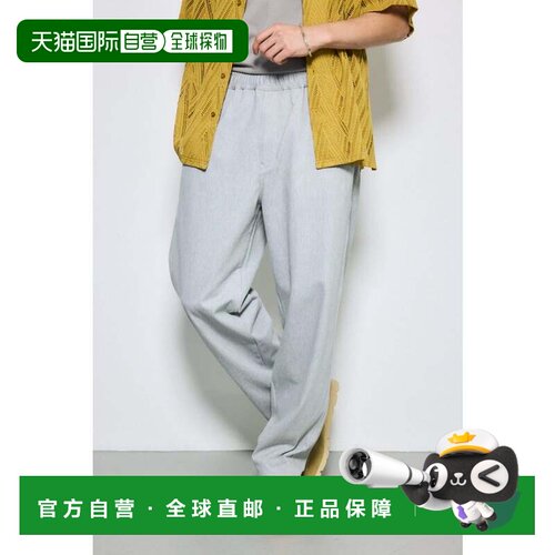 日本直邮MOUSSY 易穿宽腿裤 灰褐色牛仔裤休闲裤阔腿裤