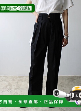 日本直邮GeeRA 高腰塔克设计工装裤 R04609EW12389