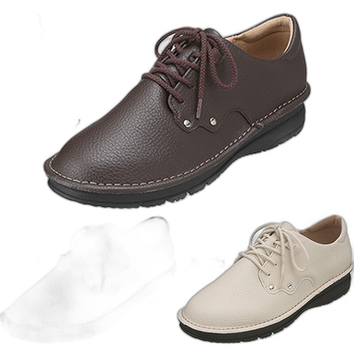 日本直邮 3E 宽版 Pansy 女鞋休闲时尚系带抗菌处理 Pansy 7511