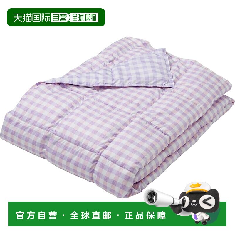 【日本直邮】西川 SEVENDAYS 仿羽绒蓬松化纤肌单夏被 薰衣草紫