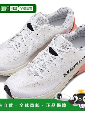 日本直邮 W AGILITY PEAK 5运动鞋 [J068374] 白色/浅珊瑚色跑鞋