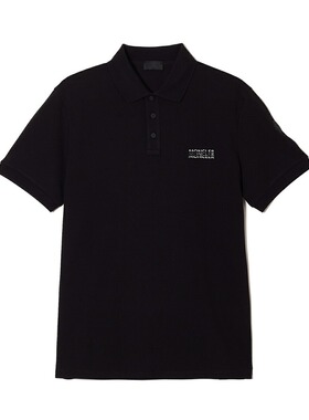 日本直邮Moncler Polo衫黑色男士8a00009 89a16 999 [2026SS]