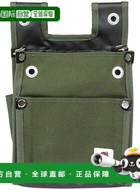 【日本直邮】Sk11藤原产业 工具腰包 帆布 2层穿腰带 TSH-2DBS-DG