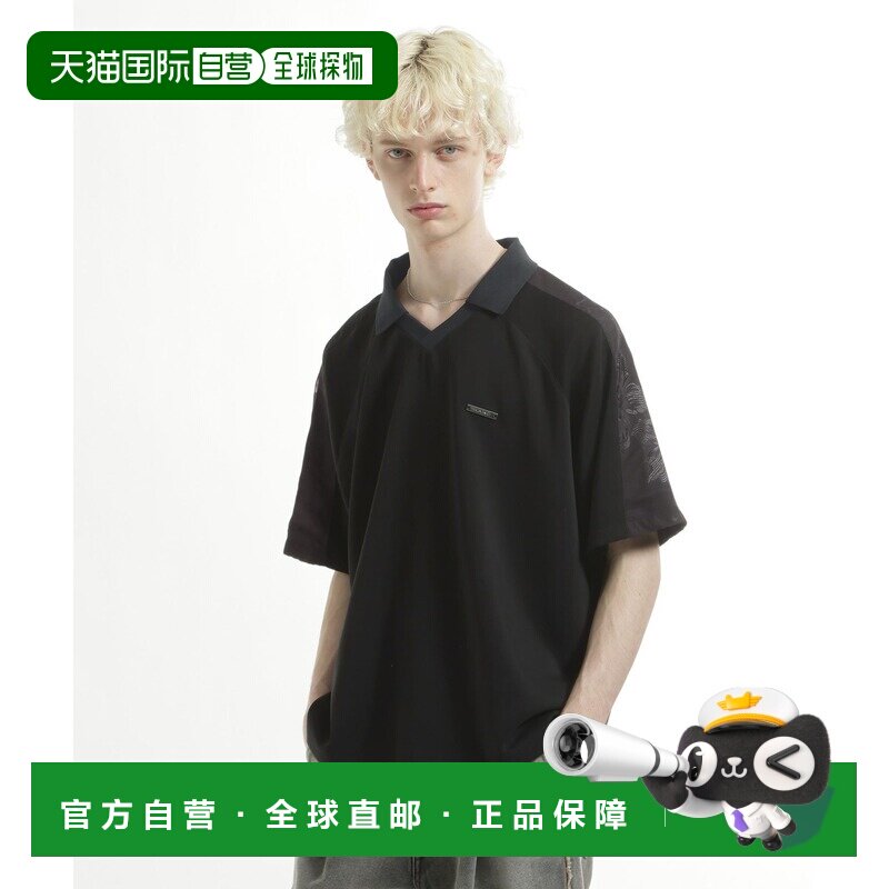 1h可退 日本直邮HARE 男士 接触冷感透视花纹肩部拼接T恤 783940