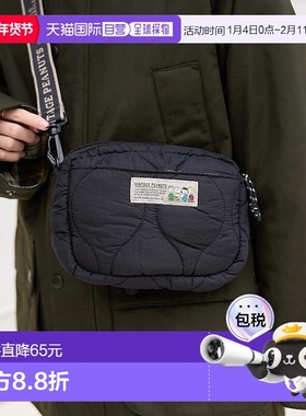 1h可退 日本直邮HEMING'S 男女同款 轻量尼龙绗缝迷你单肩包 可拆