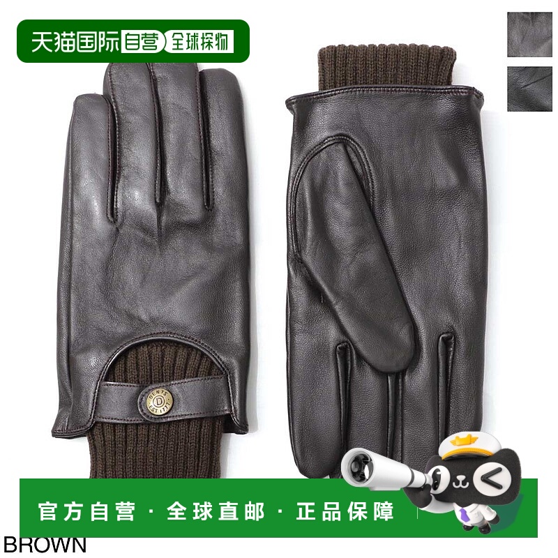 日本直邮DENTS 手套 男式 5 9209 棕色 棕色 BUXTON 2022AW