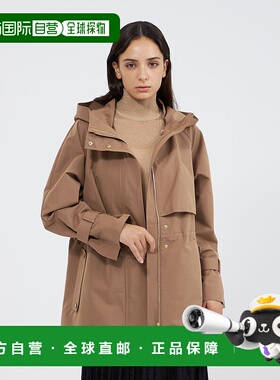 1h可退 日本直邮EPOCA 女装 大廓形连帽风衣 高密度抗皱面料 秋冬