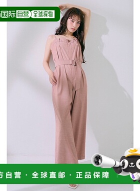 日本直邮Rienda 塔克熊直筒长款上衣 [RI3465EW25474] 黑色