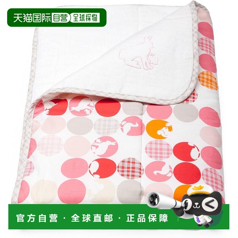 【日本直邮】Stokke 绗缝马桶毯 [100 x 100 厘米] 剪影粉色