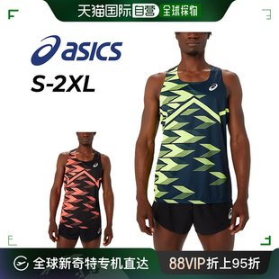 无袖 日本直邮ASICS 2091A66 男士 TRACKELITE T恤无袖 衬衫