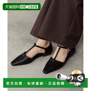 1h可退 日本直邮forksy. 女士 尖头T字带低跟单鞋 FOpu021