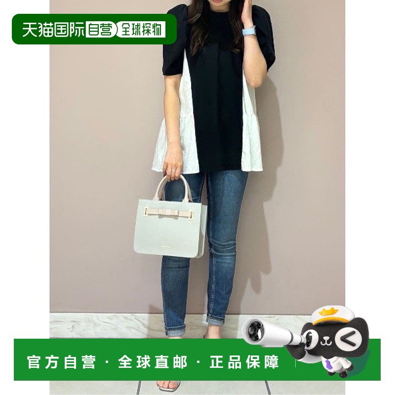 1h可退 日本直邮Samantha Thavasa 女士双色小号手提包 000324201