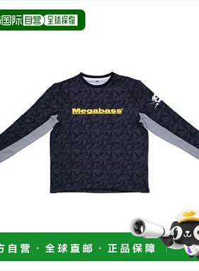 日本直邮Megabass GAME 长袖 黑色 (S)