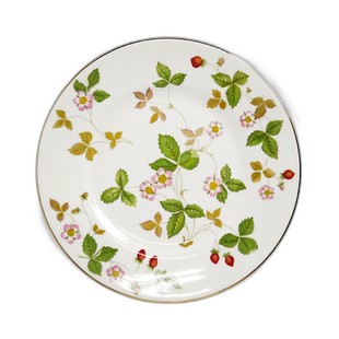 日本直邮WEDGWOOD威基伍德野草莓骨瓷欧式盘子餐盘菜盘西餐盘餐具