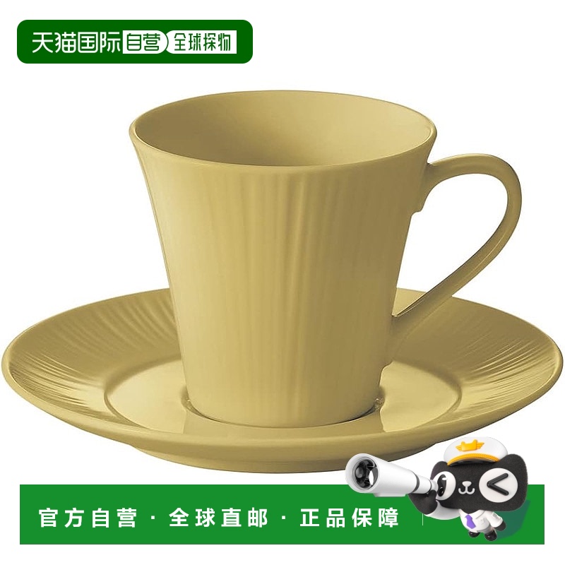 【日本直邮】则武 咖啡杯 250cc 卡其色 1 件 卡其色细瓷(白色)