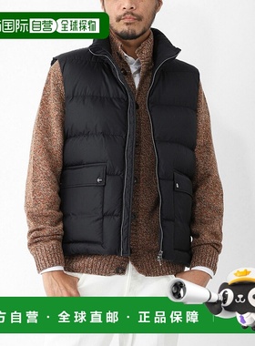 日本直邮HERNO 男士黑色羽绒背心大码可选pi001249u 12004z 9389