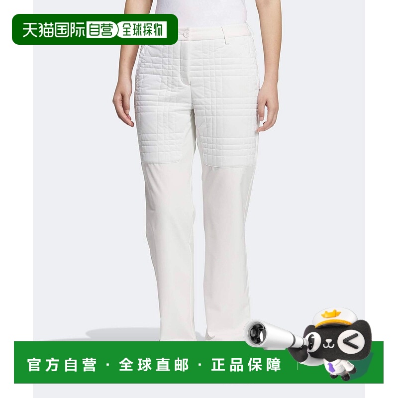 1h可退 日本直邮adidas 女士 COLD.RDY保温 单层针织 中填充裤 JW
