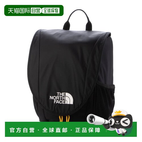 日本直邮THE NORTH FACE 儿童徒步背包 北面黑色双肩包 NMJ72550