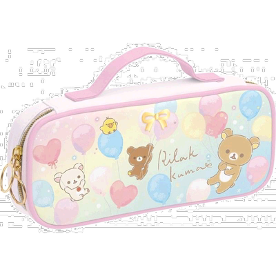 【日本直邮】SanX-轻松小熊文具用品懒懒熊笔盒PY79301方便携带