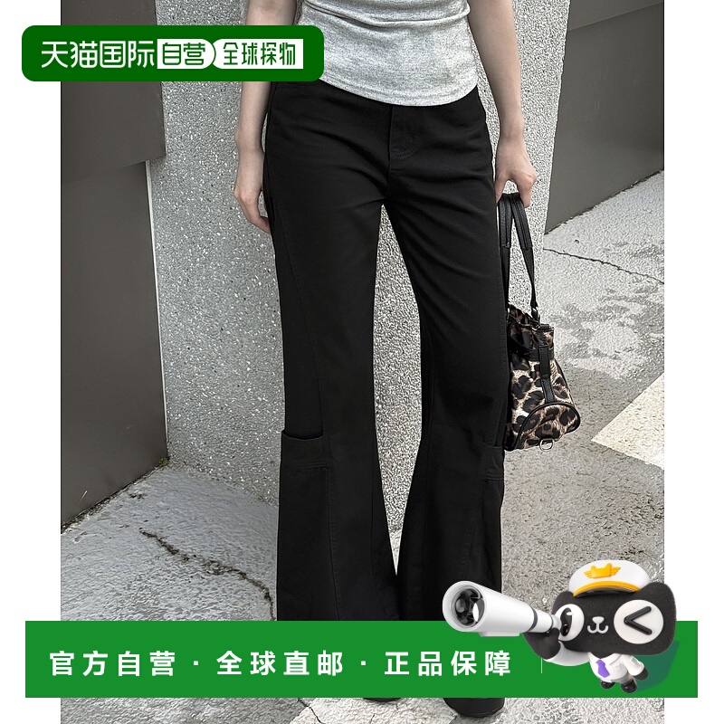 1h可退 日本直邮VEILA 女装 高腰垂感剪裁 宽松直筒长裤 vla90926