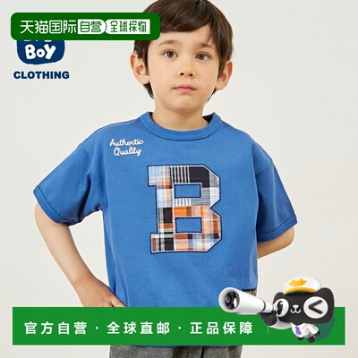 日本直邮（KP）B 贴花 6/4 袖 T恤