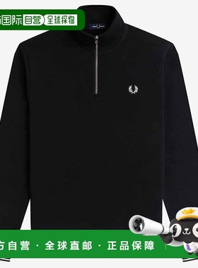 日本直邮Fred Perry 半拉链运动衫 M3574 102 S77 Z46 Z48 Z59