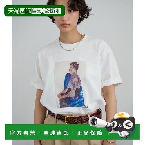 日本直邮SALON adam et rope' SALON 女装 Egon Schiele联名艺术T