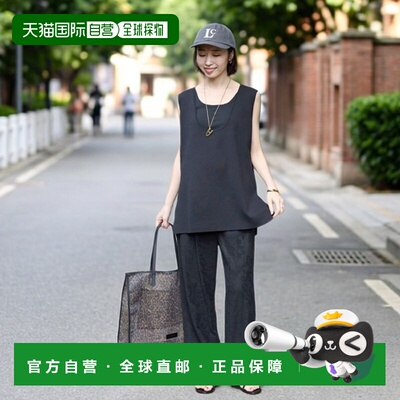 日本直邮SLOBE IENA 女装 蕾丝拼接直筒裤 26030912606120休闲裤