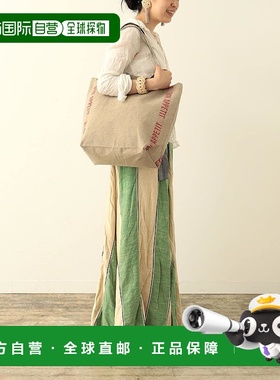 1h可退 日本直邮Charvet Editions 女士“BON APPETIT”亚麻手提