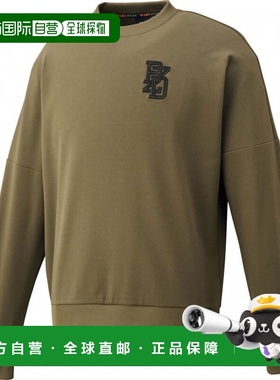 日本直邮ZETT 男士棒球长袖防风运动衫 圆领卫衣夹克 BOS75204