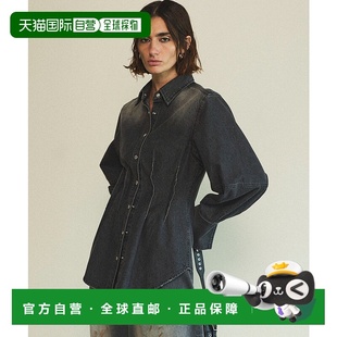 女士腰部束带设计牛仔衬衫 SPECIAL 21251 日本直邮MAISON 1h可退