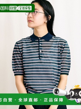 1h可退 日本直邮fig London 女士透视感针织Polo衫 7001KN003251