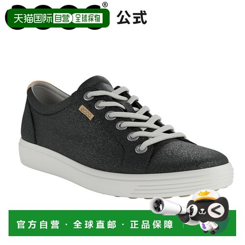 日本直邮ECCO SOFT 7 W 女士运动鞋 银色