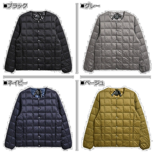 日本直邮TAION内羽绒服外套男女纽扣防寒休闲纽扣羽绒服 104