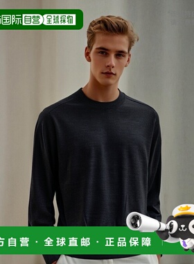 1h可退 日本直邮BLURHMS 男士羊毛丝绸混纺圆领针织衫 BHS24F021