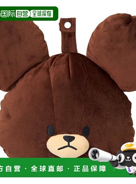 【日本直邮】丸真 连帽颈枕 熊学校 Korokoro Jackie 串珠 可变成