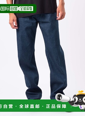 1h可退 日本直邮Levi's 男装 锚点宽松直筒牛仔裤 中蓝色 0033V00