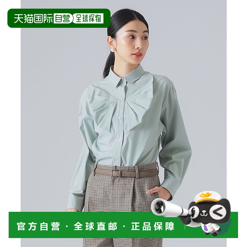 1h可退 日本直邮EFFE BEAMS 女装 宽松衬衫 长袖 大蝴蝶结设计 64